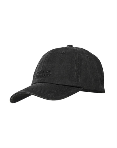 Halo - Washed Canvas Cap - Raven